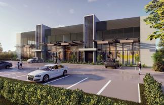 Stunning retail and office development