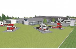 For lease building in new transportation hub