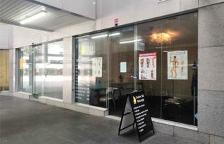 Tenanted retail in Newmarket station square