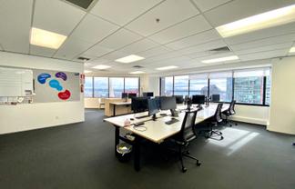 Views from this tidy Albert office