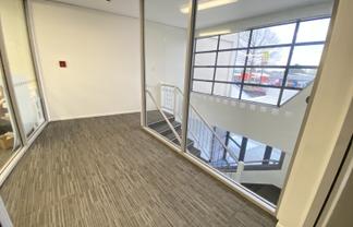 First floor office premises on high profile corner