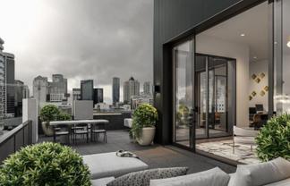Top Floor Views from Private Deck