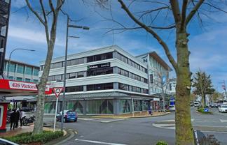 Professional office with city views and parking 