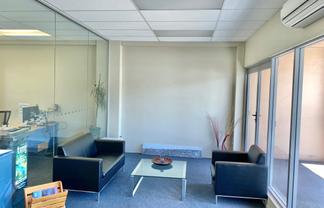 Tidy and private CBD office