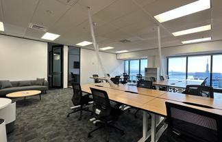 Large office suite with stunning harbour views