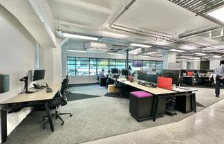 High profile full floor office