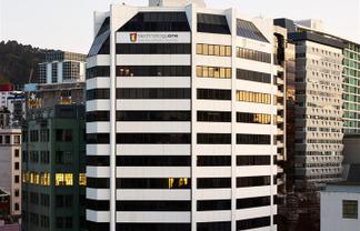 Refurbished office floor with harbour outlook