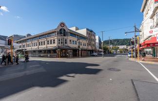 High profile Courtenay Place corner