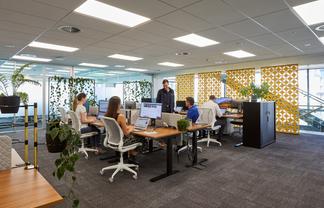 Co-working office with harbour views 