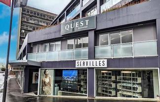 Busy Corner in Newmarket's Dining Precinct
