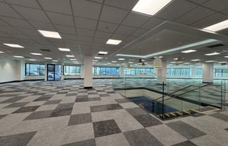 Multi-Level Office Oasis: Spacious Two-Floor Open-Plan Office