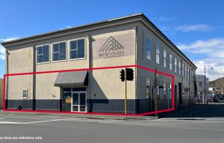 High profile corner location 