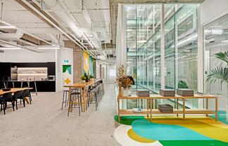 Industrial office for lease on Queen St