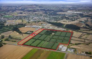 31.5 ha of Industrial zoned land