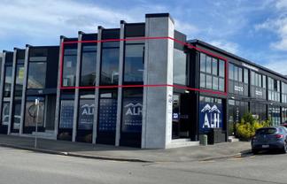 Modern first floor corner site flooded with light