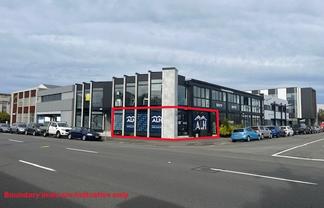 Trendy office / retail corner 