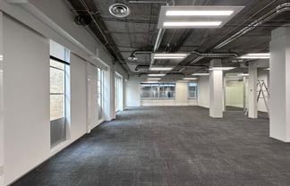 Industrial styling with modern amenity
