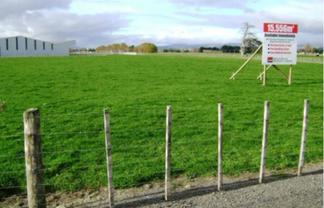 Bare industrial land for sale