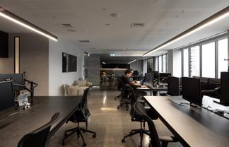 Fully furnished open plan office on Shortland