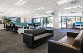 Full-Floor Office with Balcony