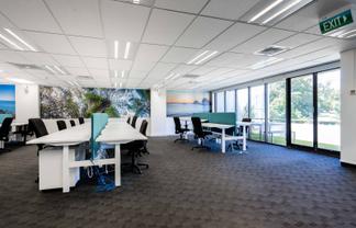 CBD office with views over Albert Park