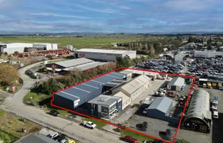 Large industrial site with drive-around access