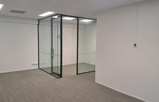 Office suite with industrial character