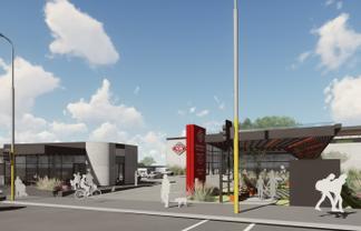 Street front retail - anchored by New World