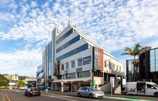 Iconic freestanding building on Broadway