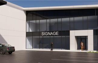 Brand new office/warehouse offered for lease