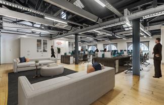 Vibrant Top-Floor Character Office - Affordable
