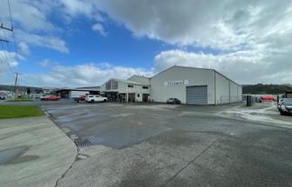 Large-scale industrial facility with yard