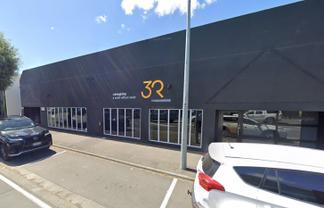 Open plan office with parking