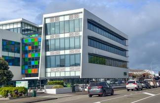 Smart office with city views