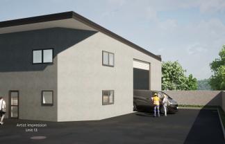 Brand new industrial unit with office
