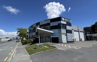 Roadfront profile with warehousing on Maleme