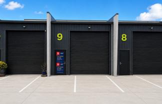 Modern warehouse or workshop in Tauriko