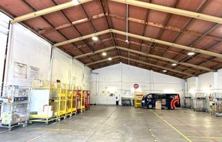High-profile warehouse with secure yard