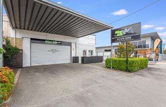 Industrial Warehouse with Drive-Through & Canopy