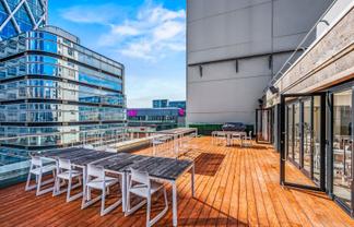 Premium dual‑level office with spectacular deck