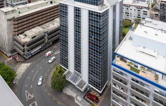 Refurbished office tower on Boulcott Street