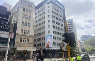 Small office with Lambton Quay outlook