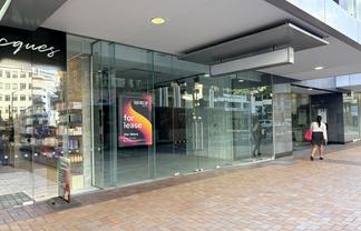 Large format retail on Lambton Quay