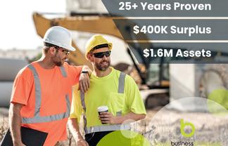 Established Civil Contracting Business with Strong Cashflow – Bay of Islands