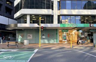 Prime Lambton Quay retail frontage