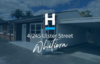 4/245 Ulster Street, Whitiora