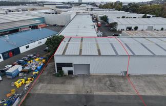 564sqm High Stud Warehouse + container drop 