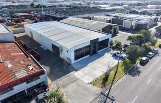 Heavy industry warehouse with huge power