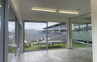 Modern Office with outdoor deck!