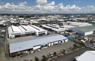 Large-Scale Facility with Extensive Parking